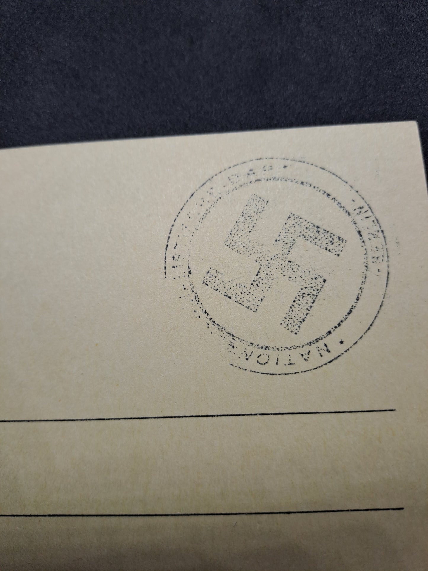 Die Siegreichen Fahnen und Standarten. Nachrichten Truppe. Postcard.