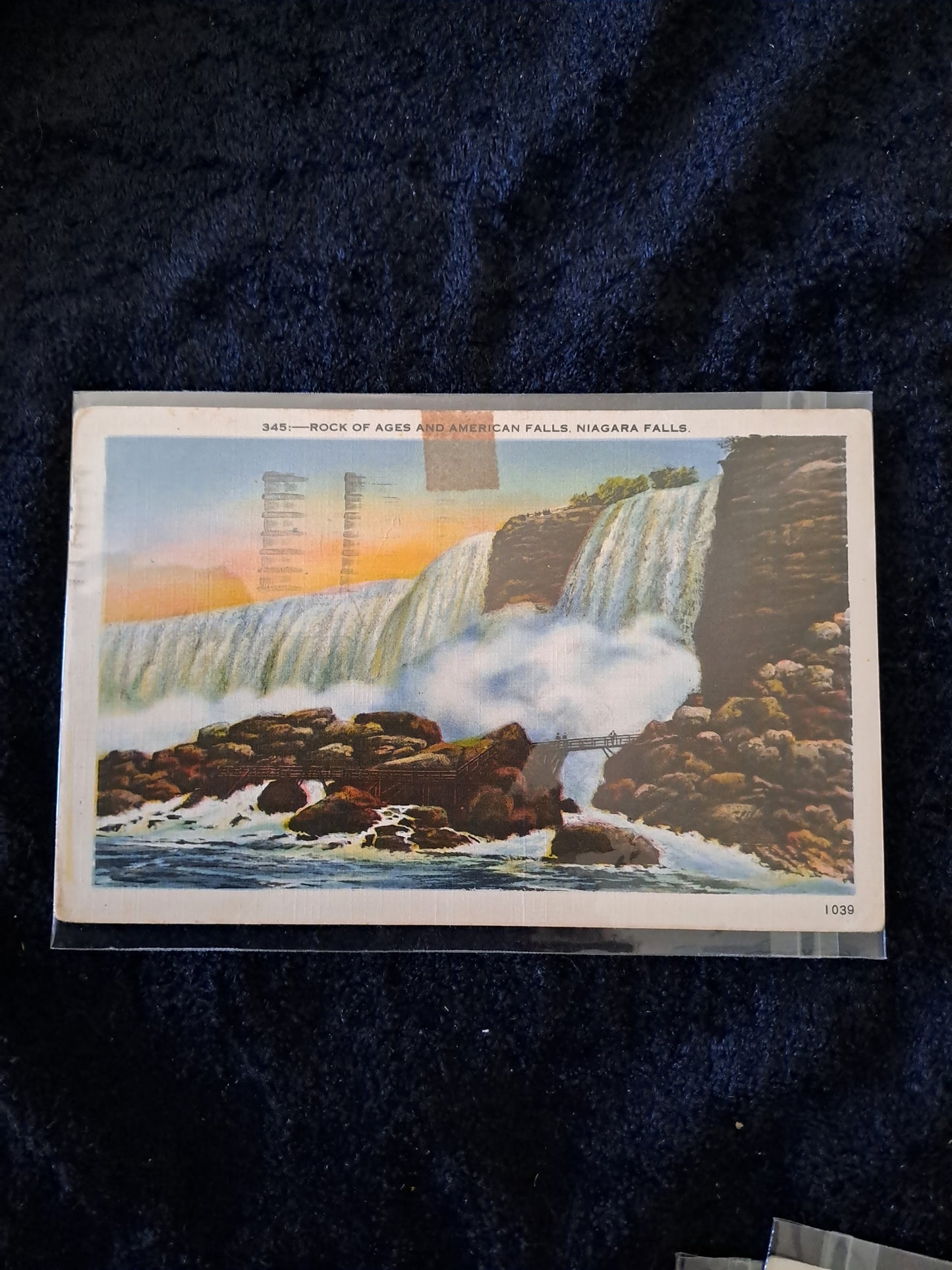Amerikanske Vintage Postkort