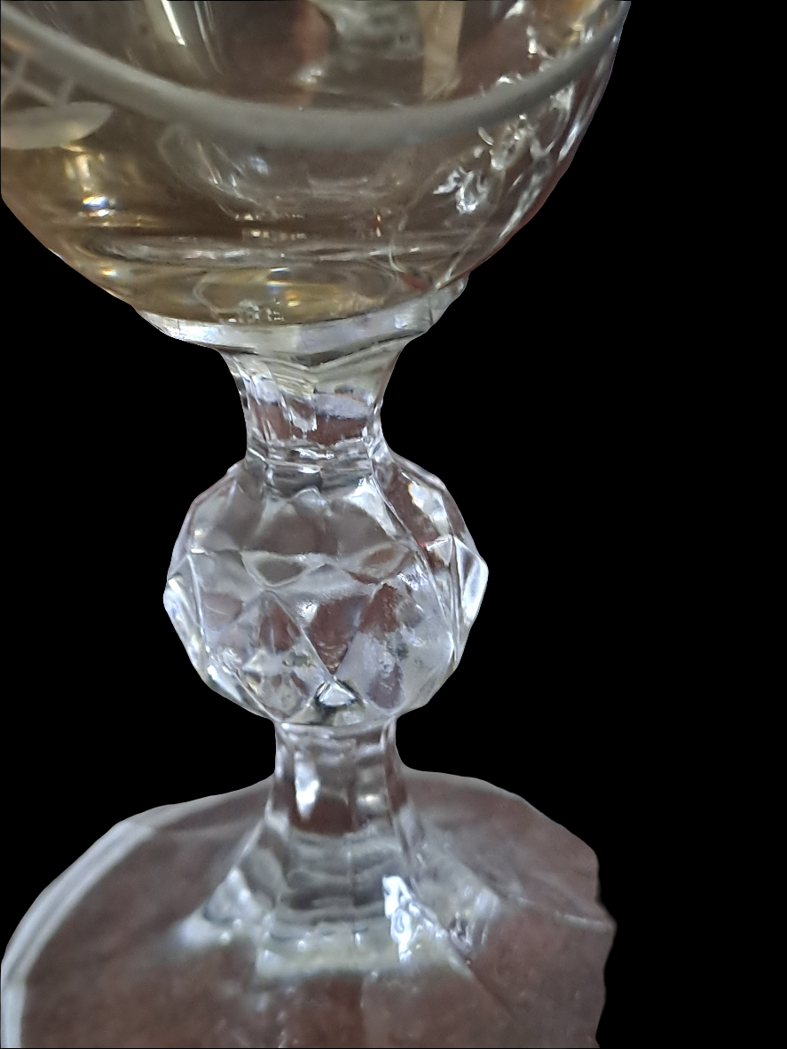 Farvede Likørglas