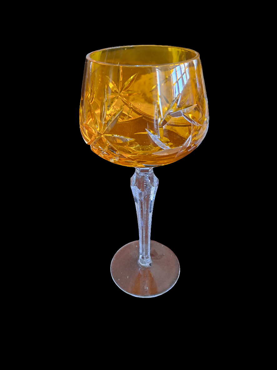 Bøhmisk Krystal Rødvinsglas
