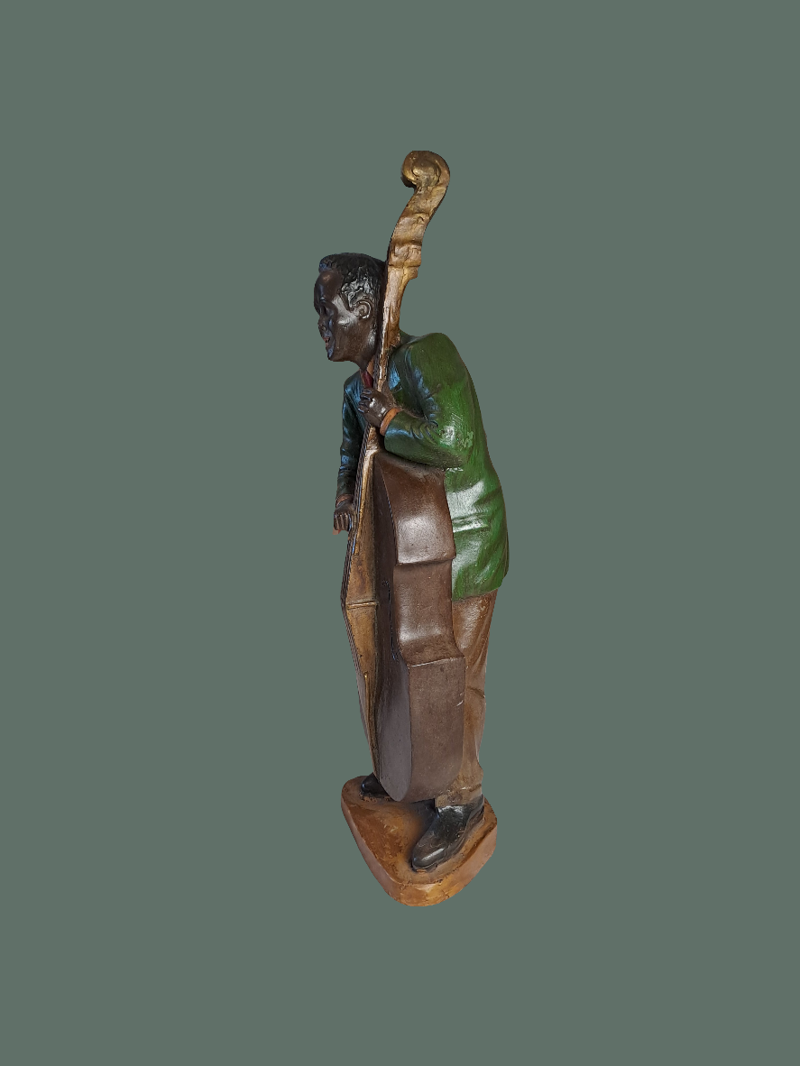 Vintage Large Jazz Figure / Vintage Stor Jazz Figur