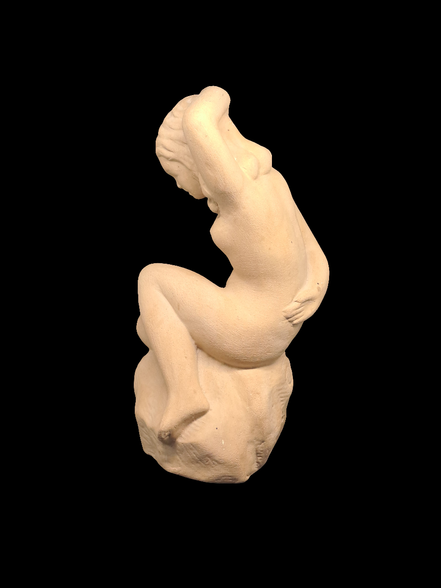 Nude Woman on Stone. Ove Rasmussen.
