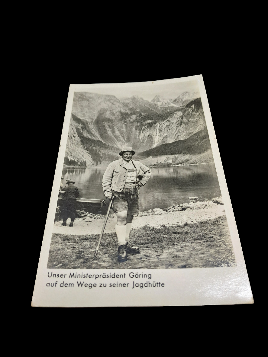 H. Göring. Stamped Postcard.