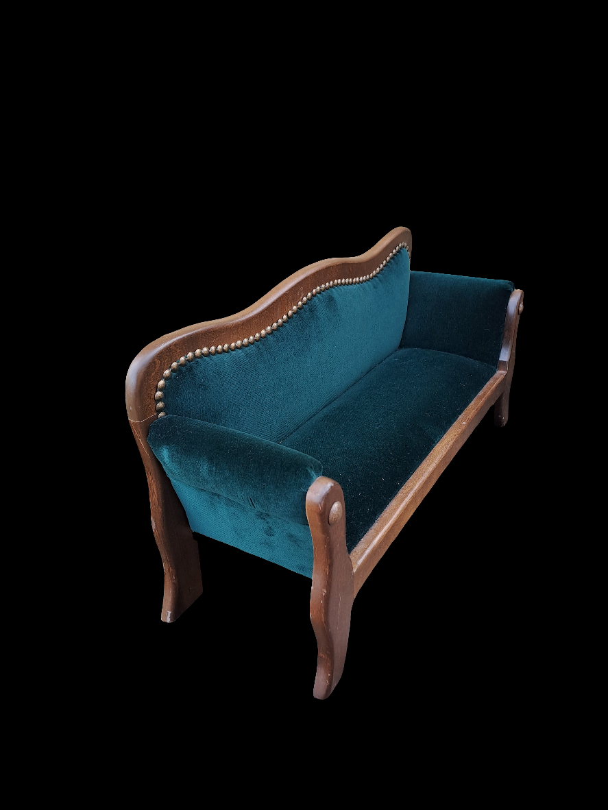 German Vintage Mini Sofa / Tysk Vintage Mini Sofa