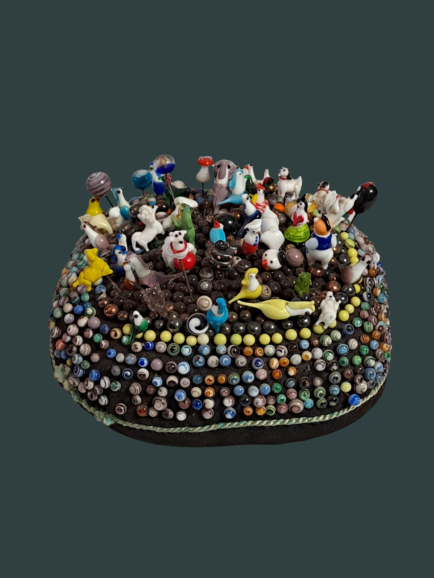 Vintage Pin/Hat Pin Cushion - Nipsnåle Pude