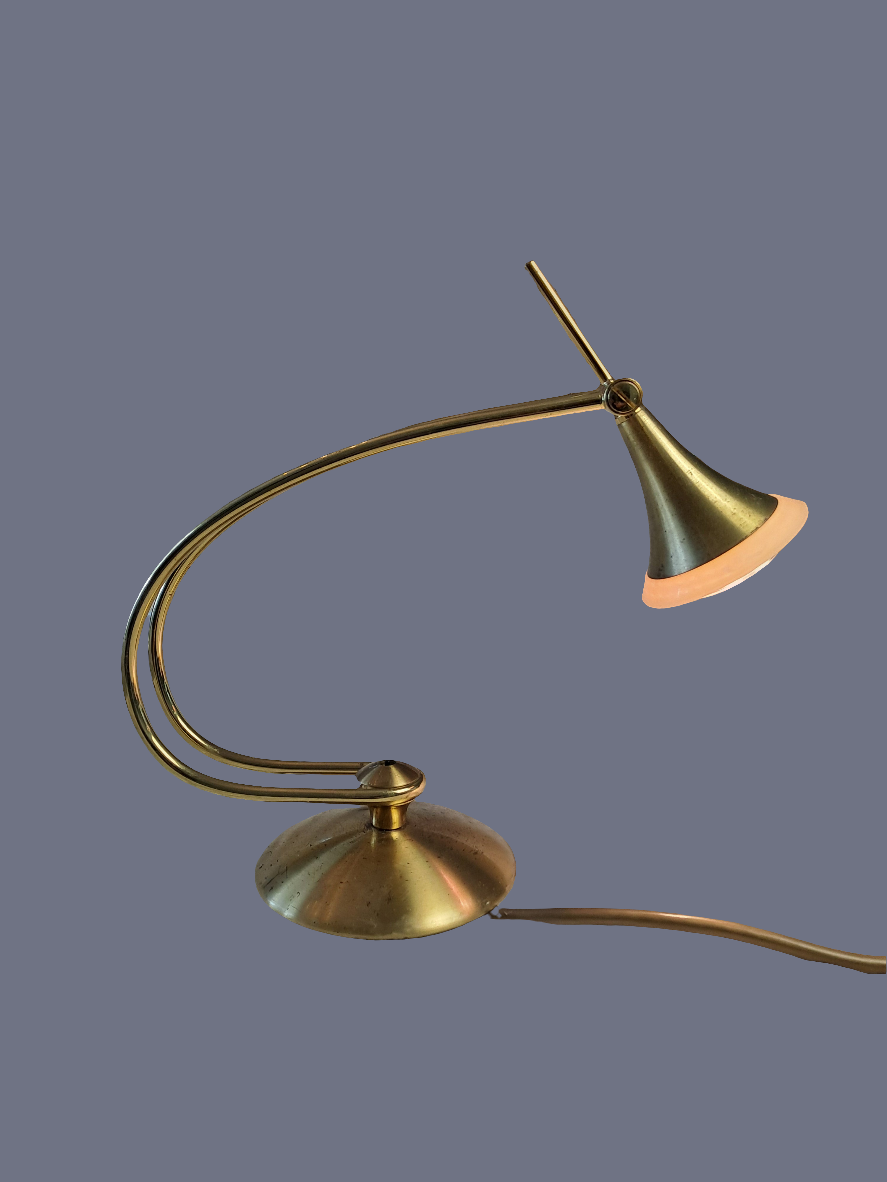 Vintage Table Lamp Brass / Vintage Bordlampe I Messing