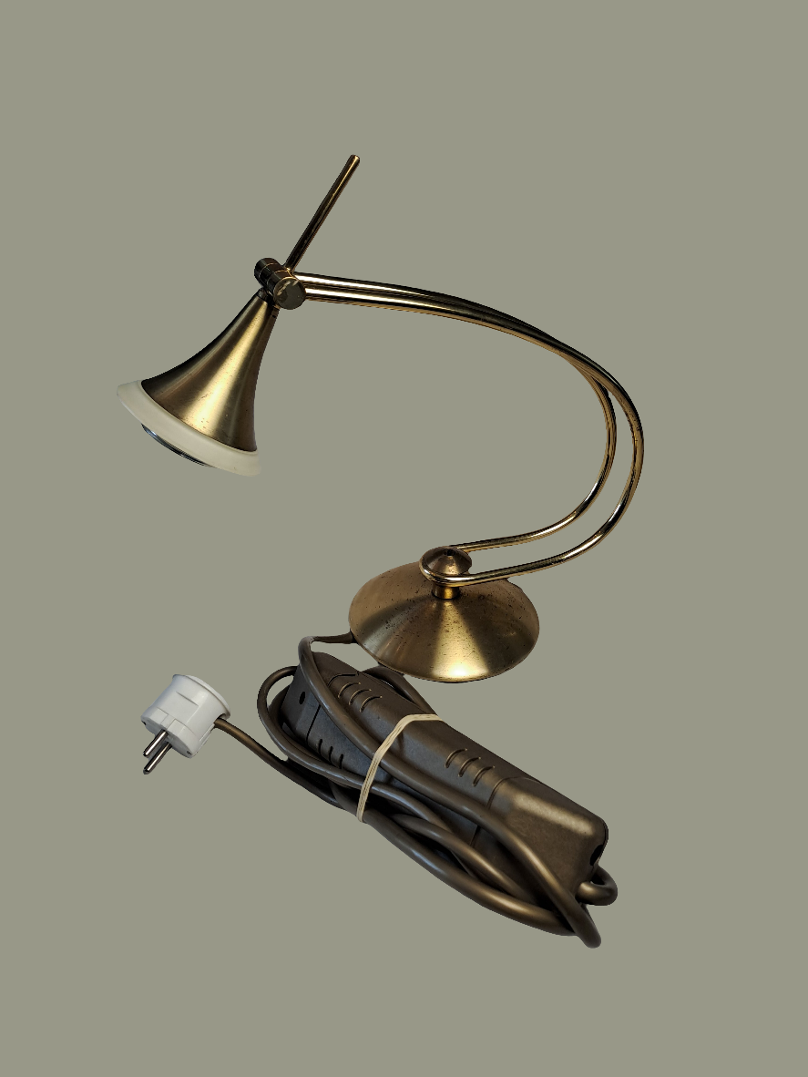 Vintage Table Lamp Brass / Vintage Bordlampe I Messing