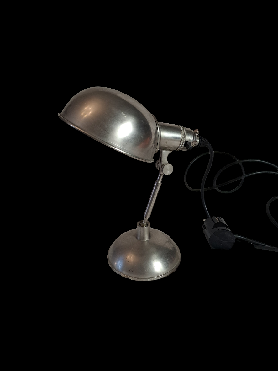 French Vintage Industriel Table Lamp/Fransk Retro Industriel Bordlampe