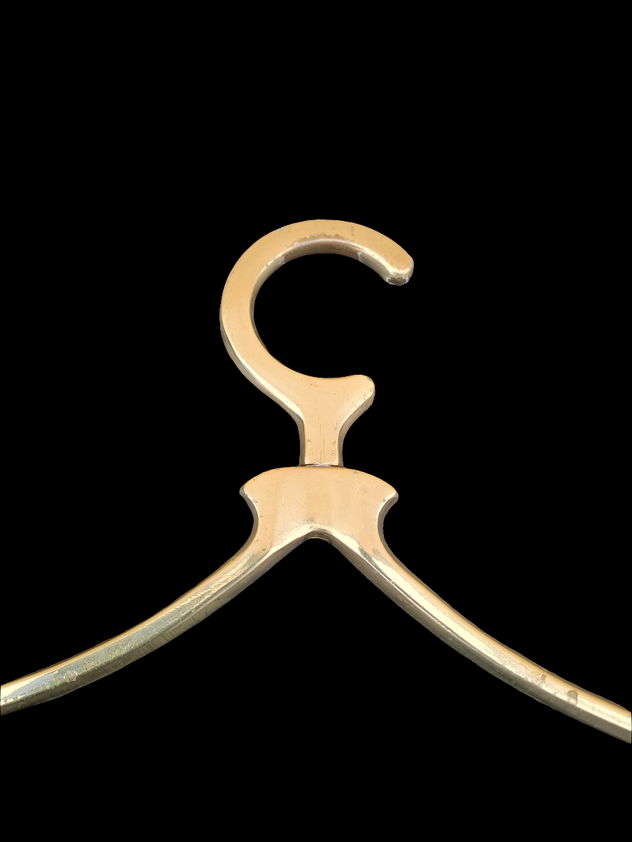 Coat Rack in Solid Brass/Bøjle i Massiv Messing