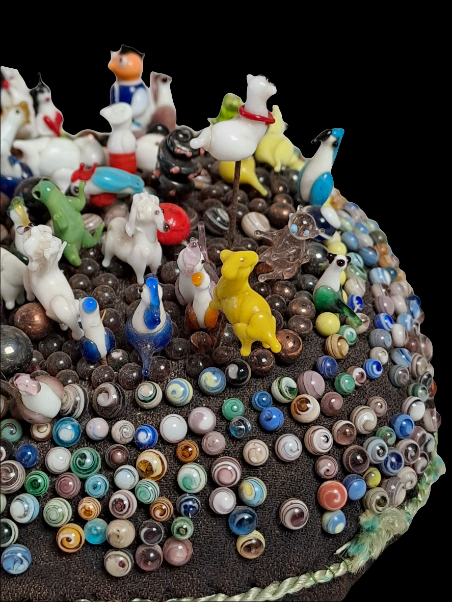 Vintage Pin/Hat Pin Cushion - Nipsnåle Pude