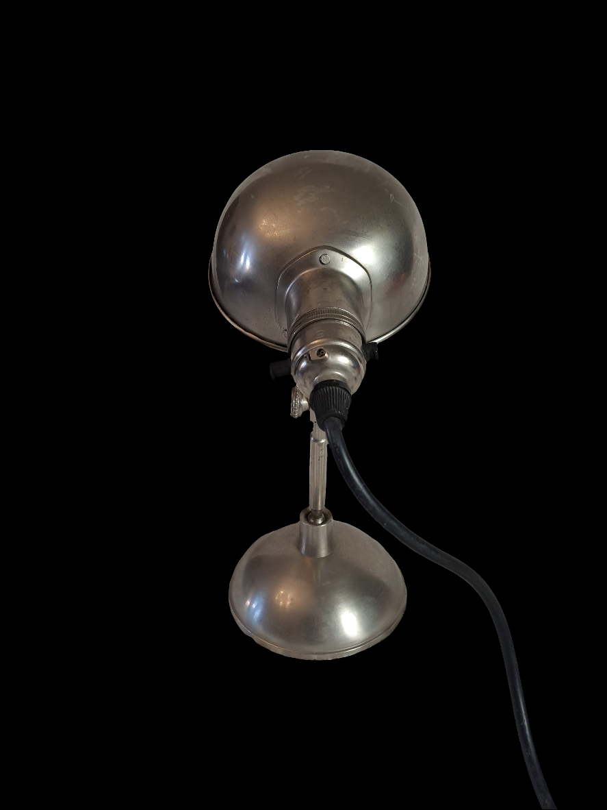 French Vintage Industriel Table Lamp/Fransk Retro Industriel Bordlampe
