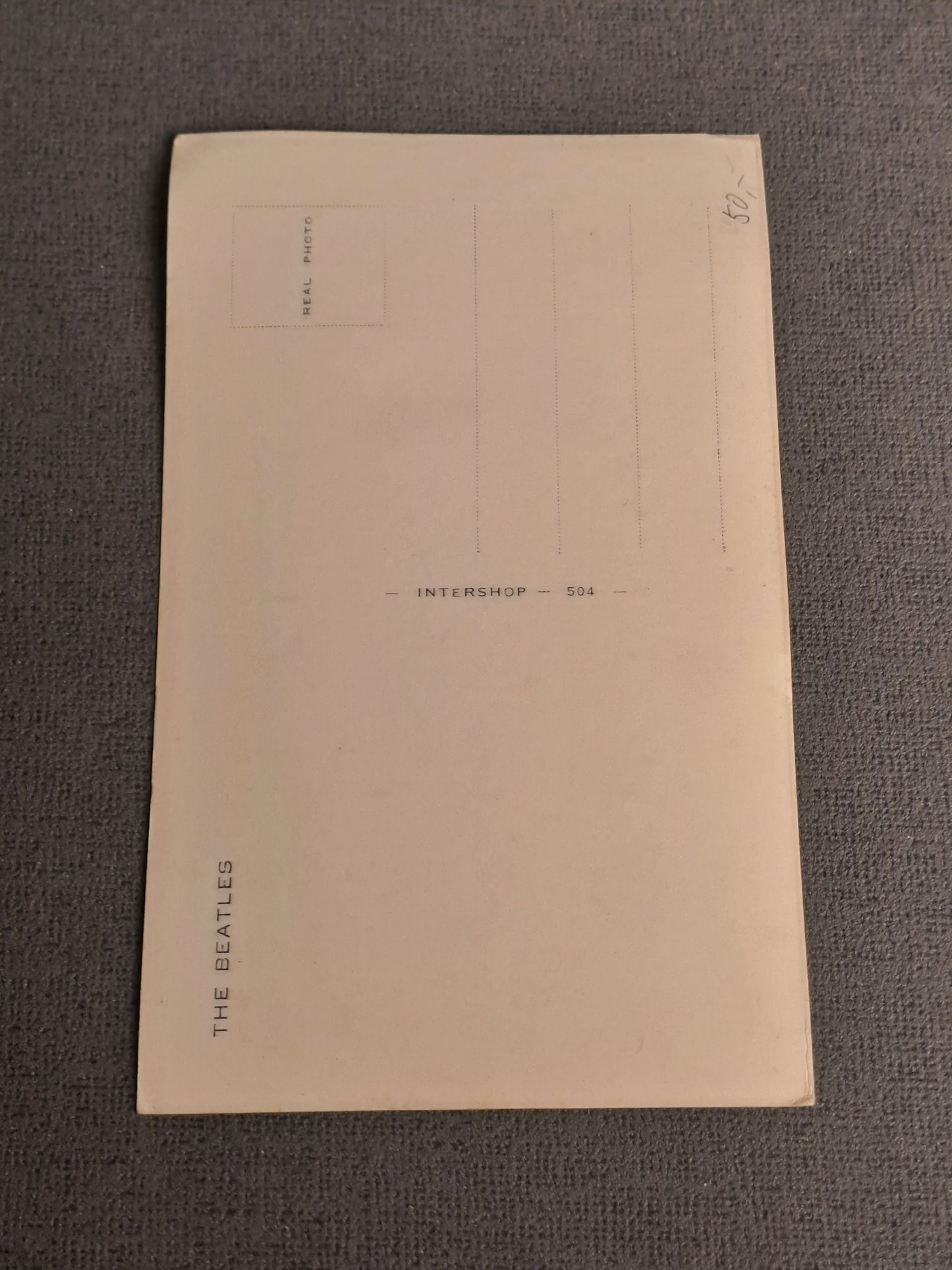 The Beatles John Lennon Postcard 1963-64