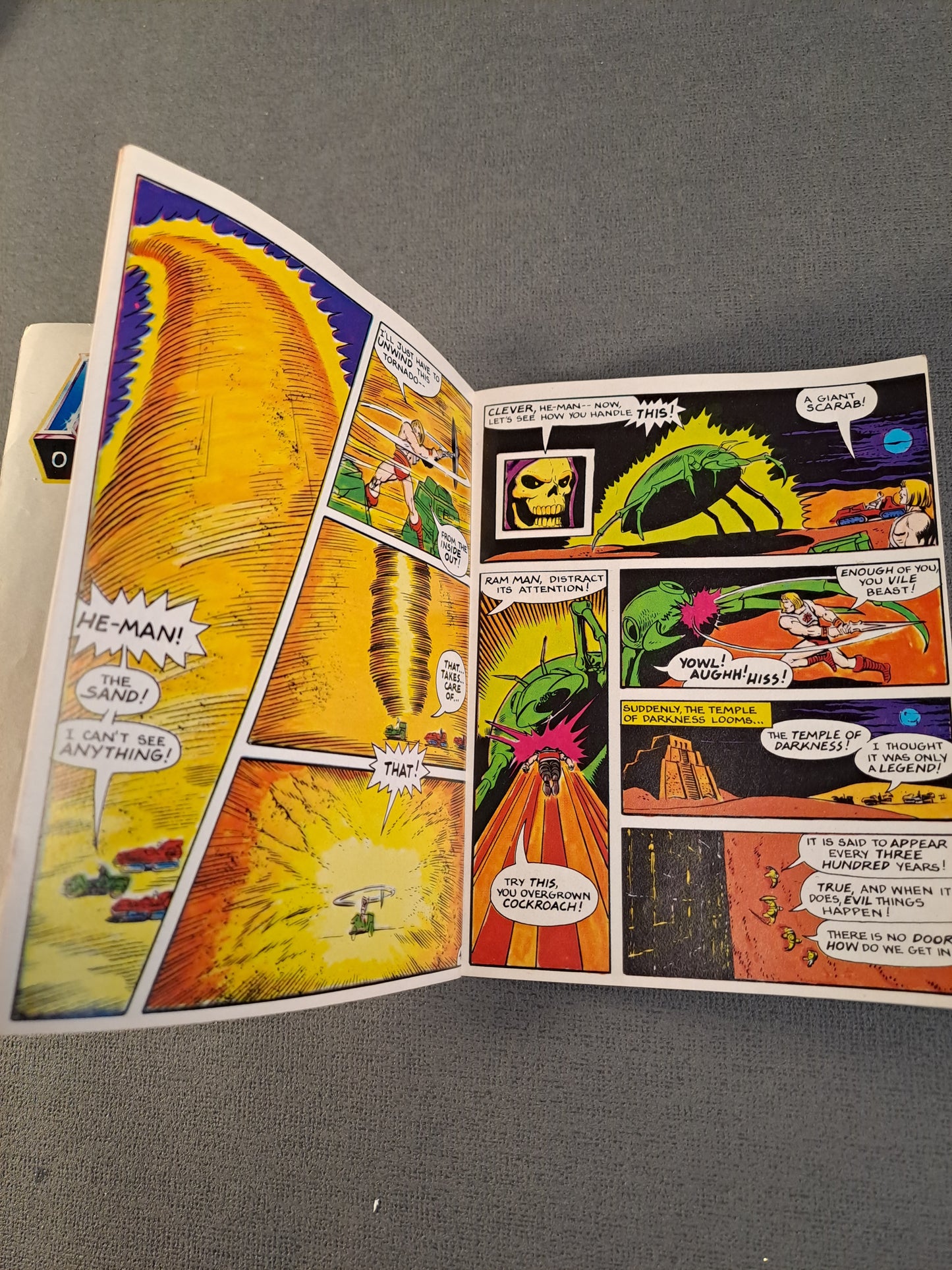 Masters Of The Universe Temple Of Darkness! Comic 1983 / Masters Of The Universe Temple Of Darkness Tegneserie 1983