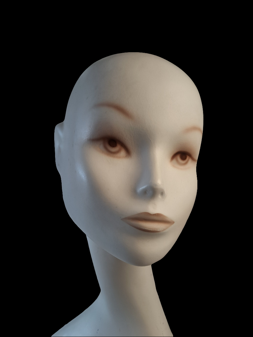 Vintage Mannequin Head 1960's / Vintage Mannequin Hoved 1960'erne