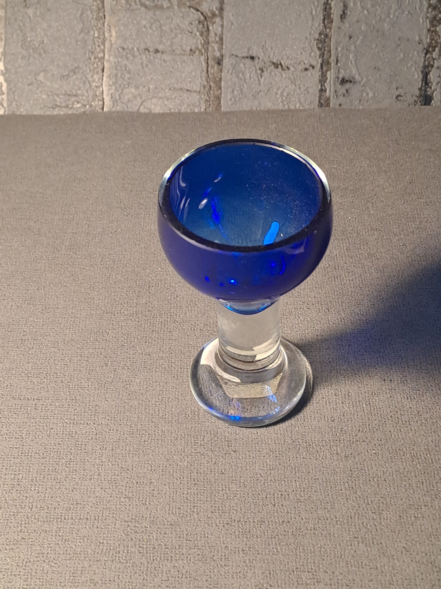 Little Shot Glass Blue / Lille Snapseglas Blå