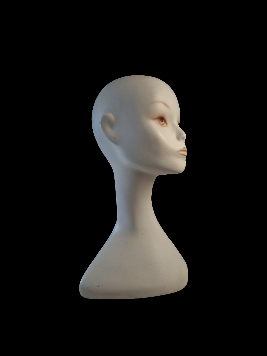 Vintage Mannequin Head 1960's / Vintage Mannequin Hoved 1960'erne