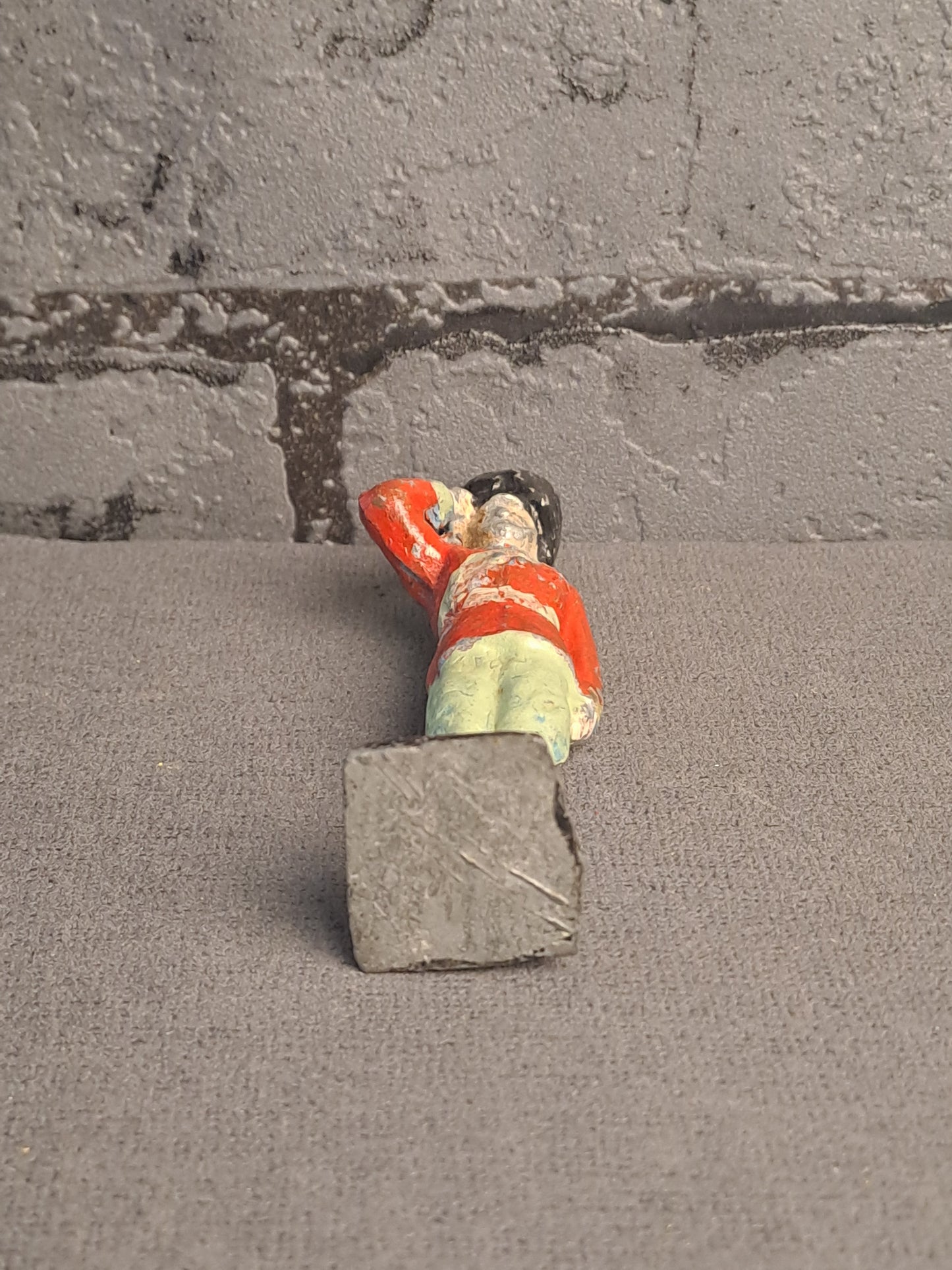 Tin Soldier Chr. X King of Denmark m / Bly Soldat Chr. X Konge af Danmark