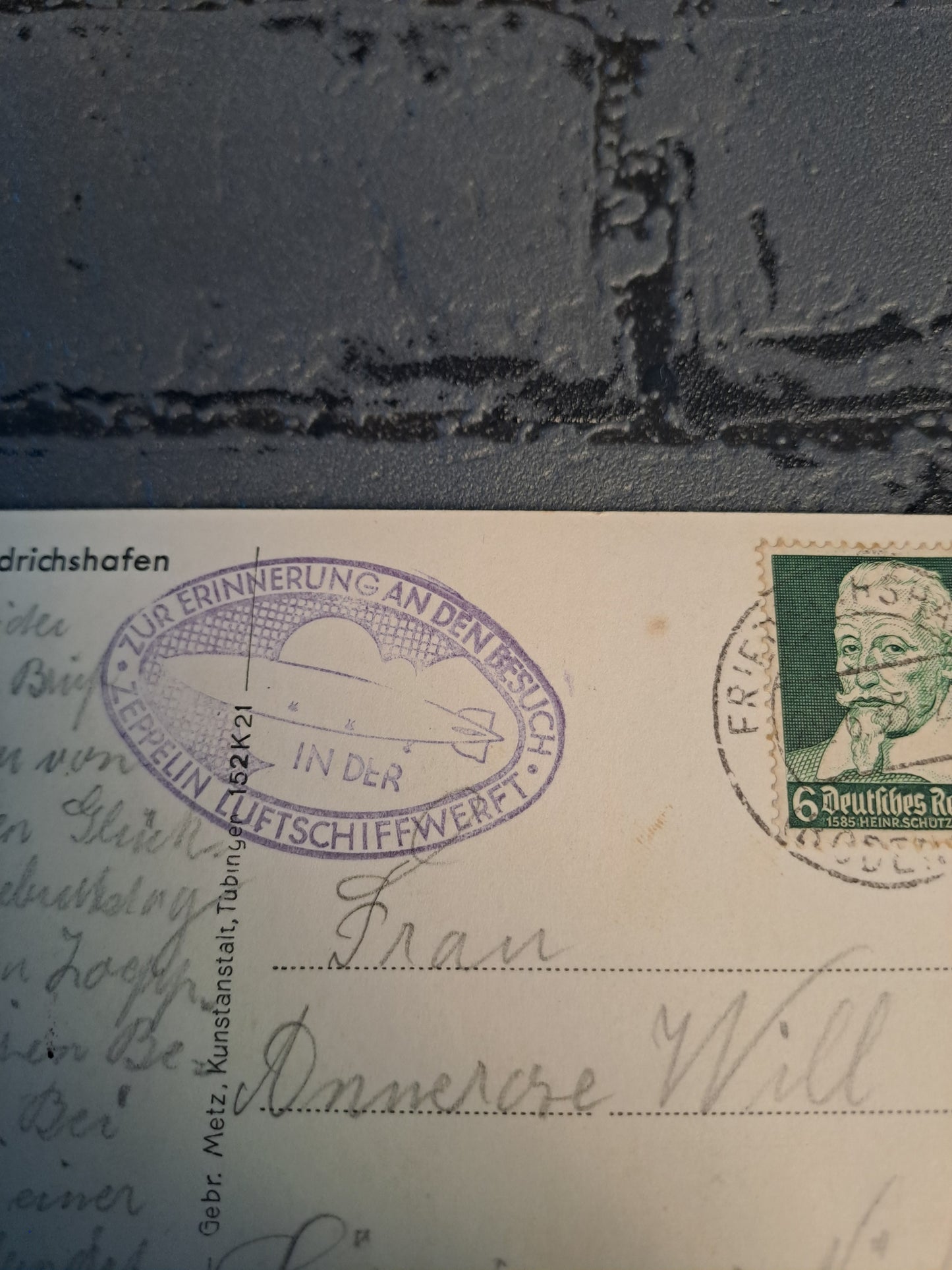 WW2 Postcard Graf Zeppelin