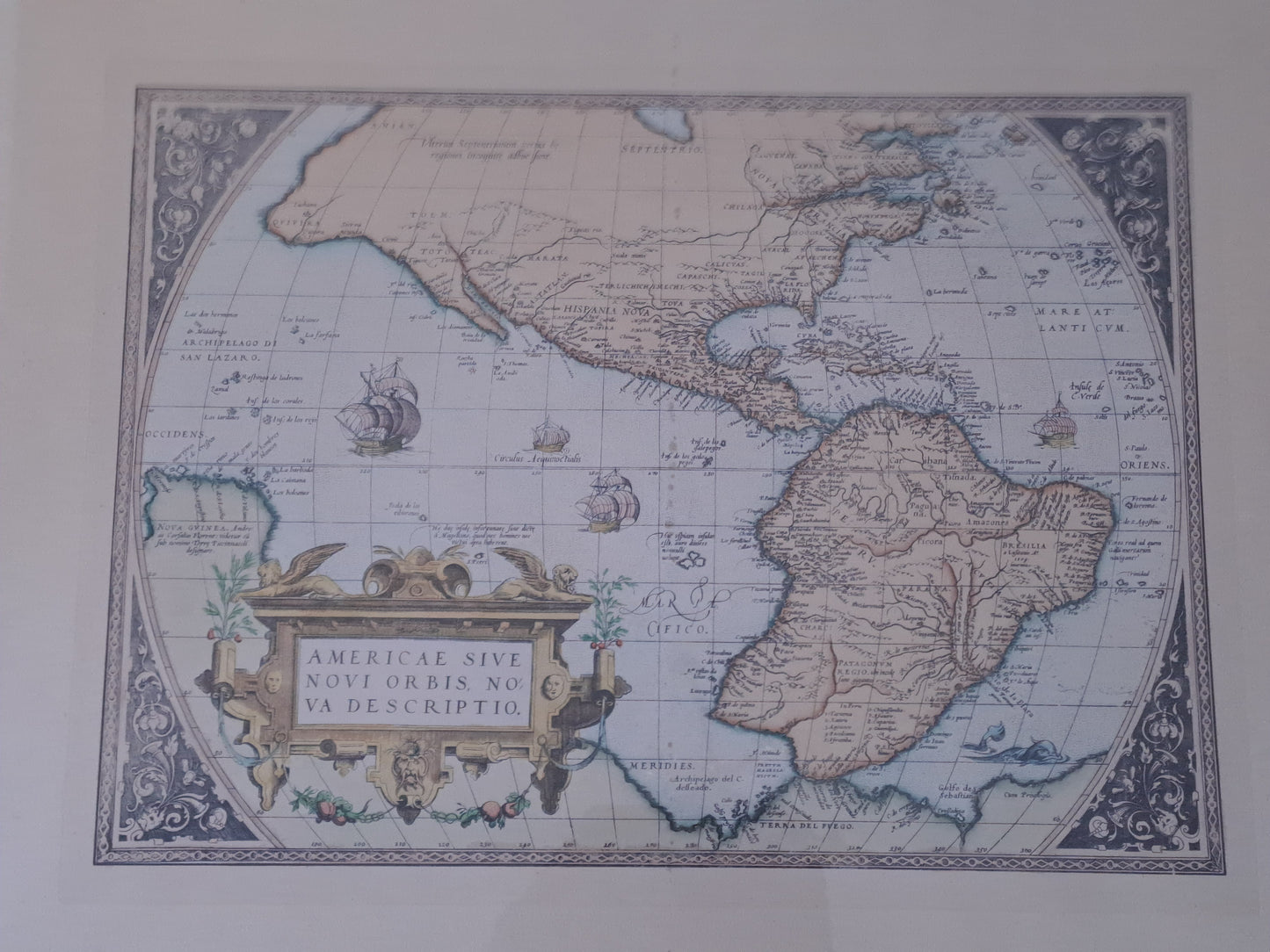 Americae Map / Amerika Kort