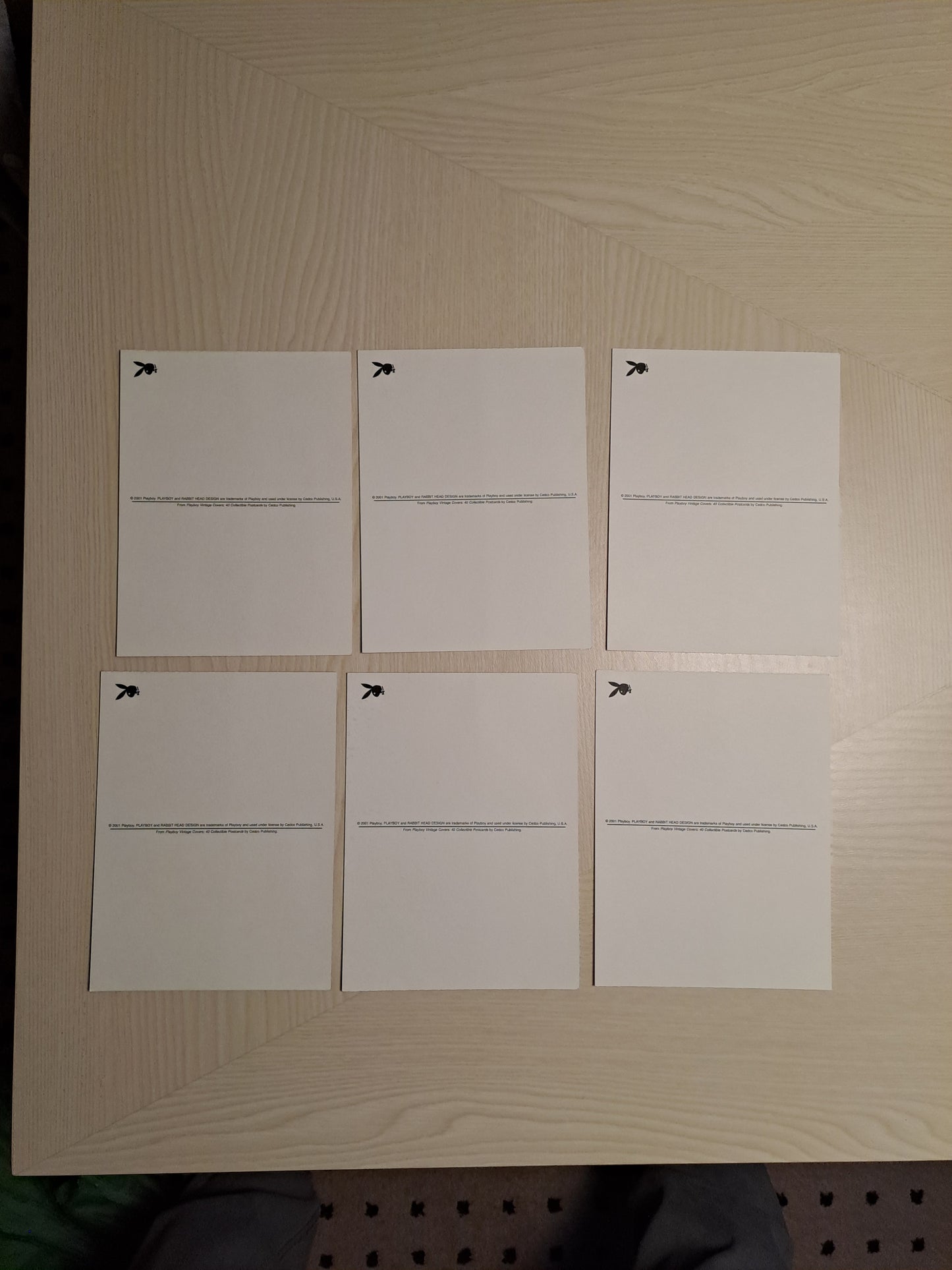 Playboy Magazine Postcards / Playboy Magasin Postkort