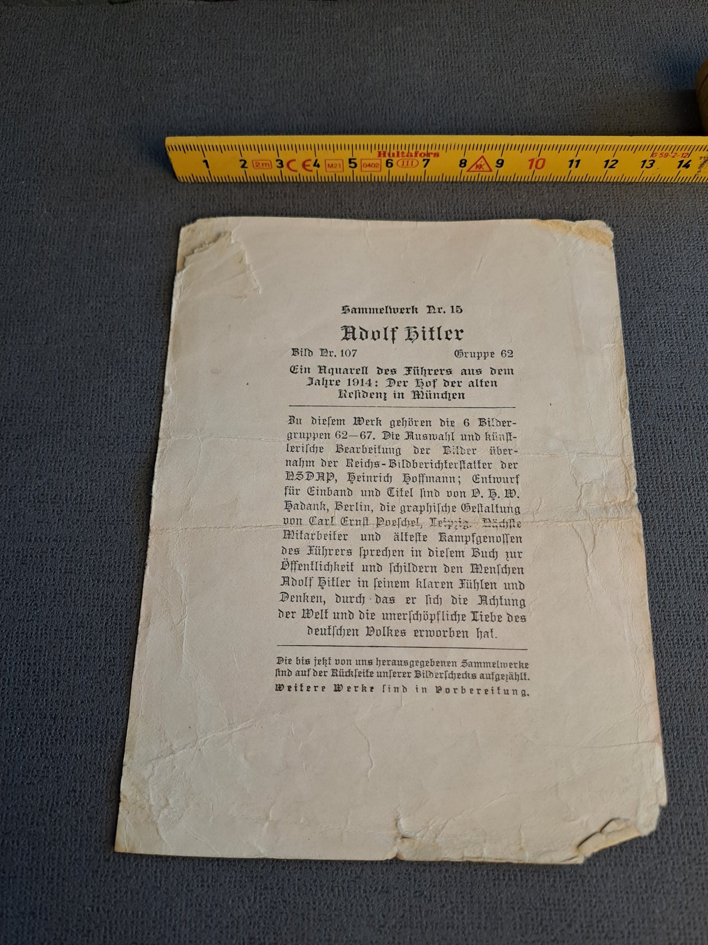 Collecting Photo / Samlebillede - Aquarell Des Fuhrer