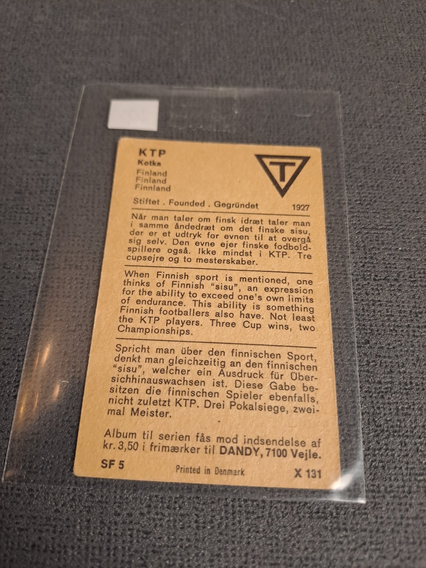 Dandy Gum 1970-No131