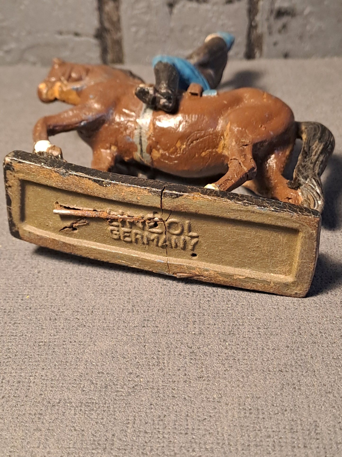 Lineol The Danish King Christian 10. on Horse / Lineol Chr. X på Hest