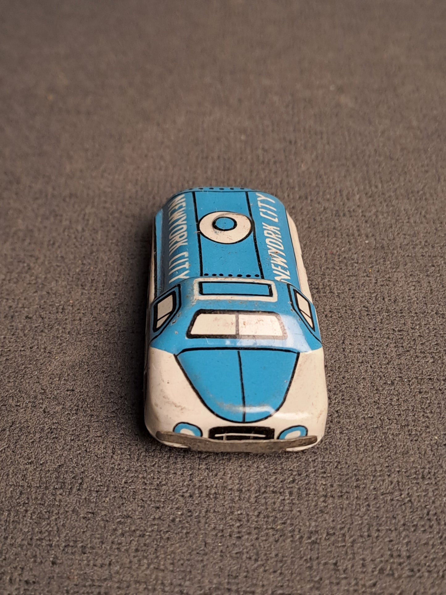 Tin Lithographic Fire Truck 1950's m / Litografisk Blik Brandbil 1950'erne