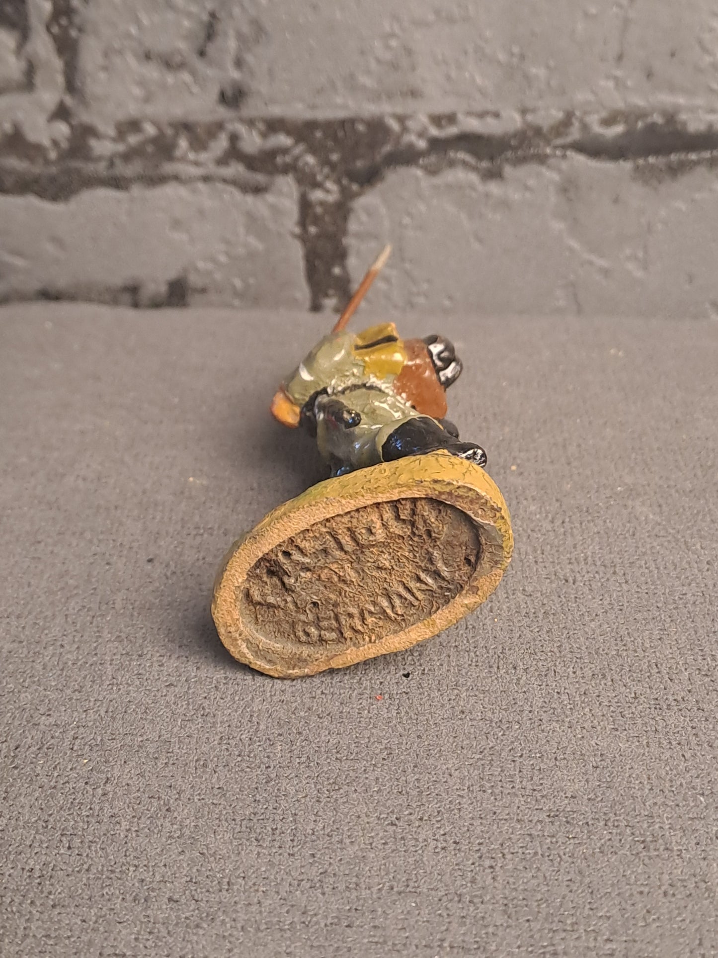 Elastolin German Soldier Marching / Elastolin Tysk Marcherende Soldat