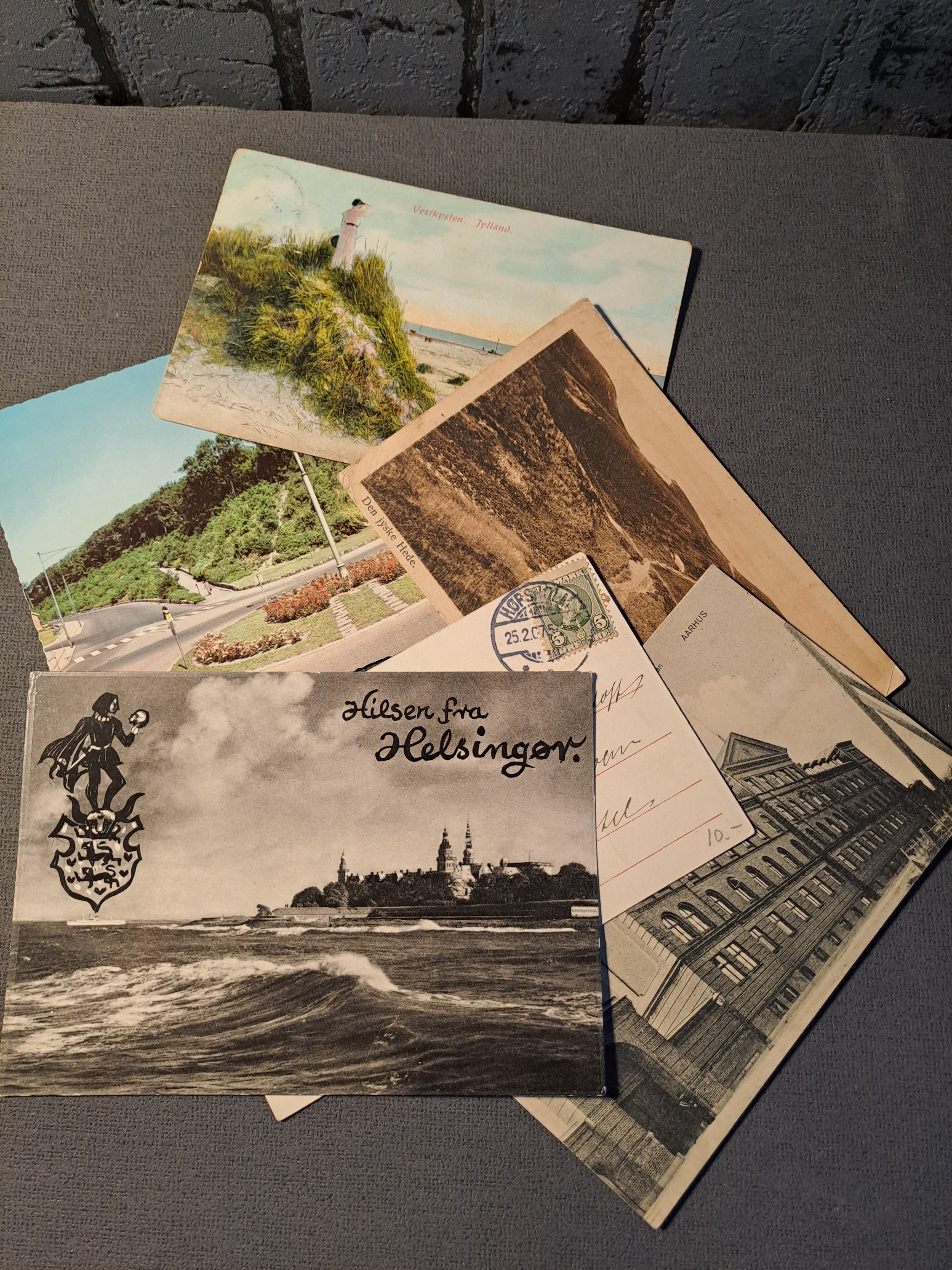 Danmark Postcards Danske Postkort / Danish Postcards – Kongsdal Antik & Retro