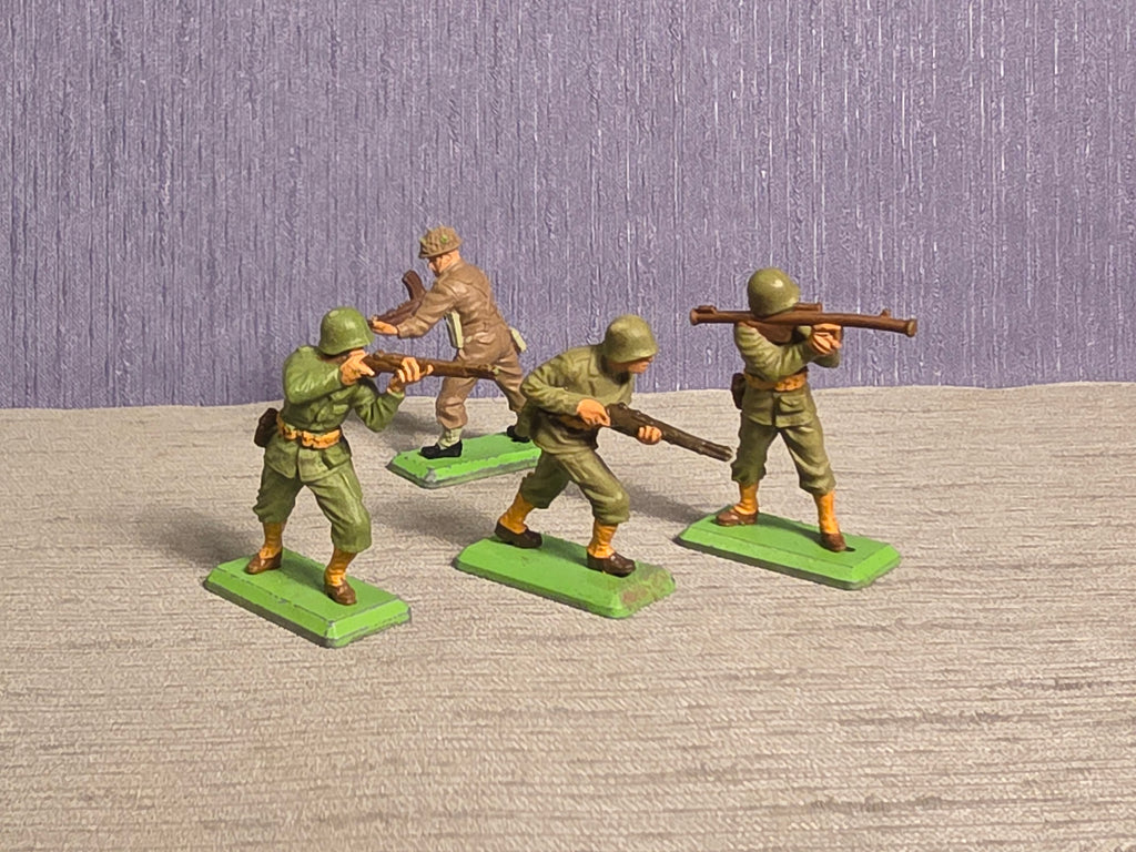 Britains Deetail WW2 Amerikansk og Engelsk Infanteri / WW2 American and British Infantery