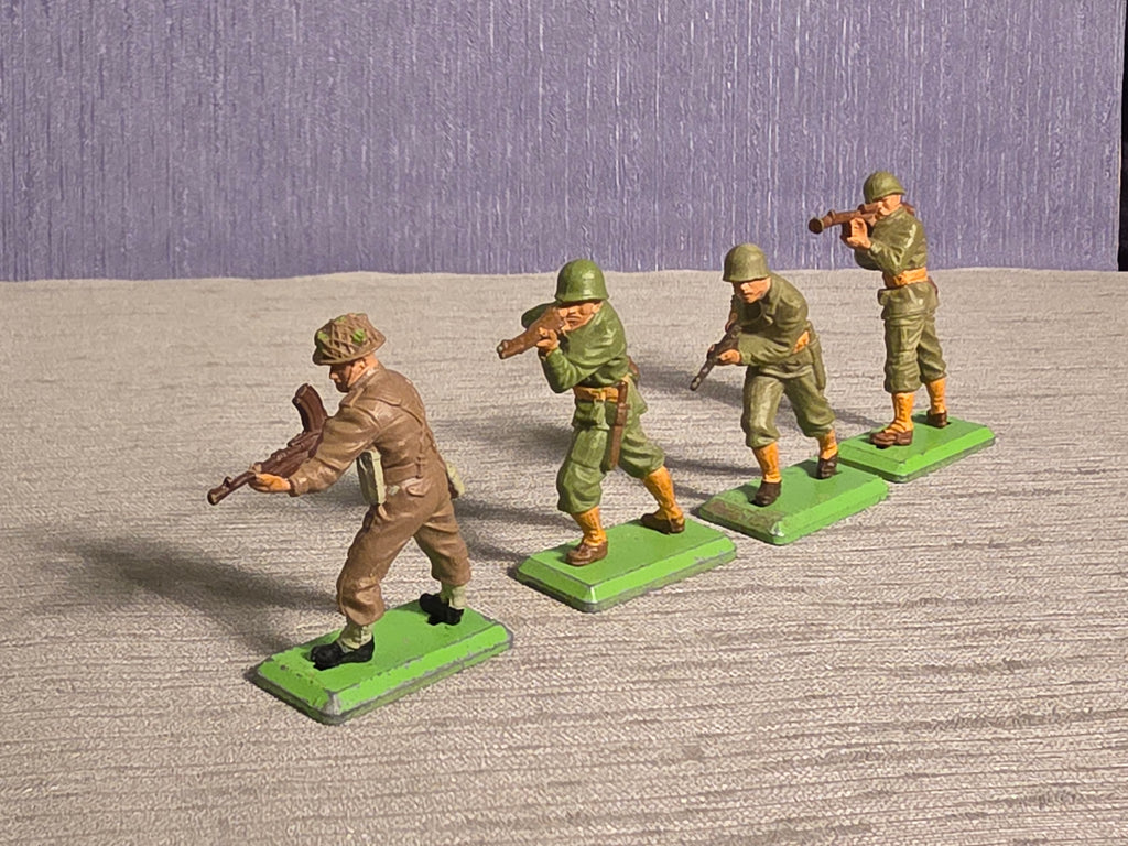 Britains Deetail WW2 Amerikansk og Engelsk Infanteri / WW2 American and British Infantery