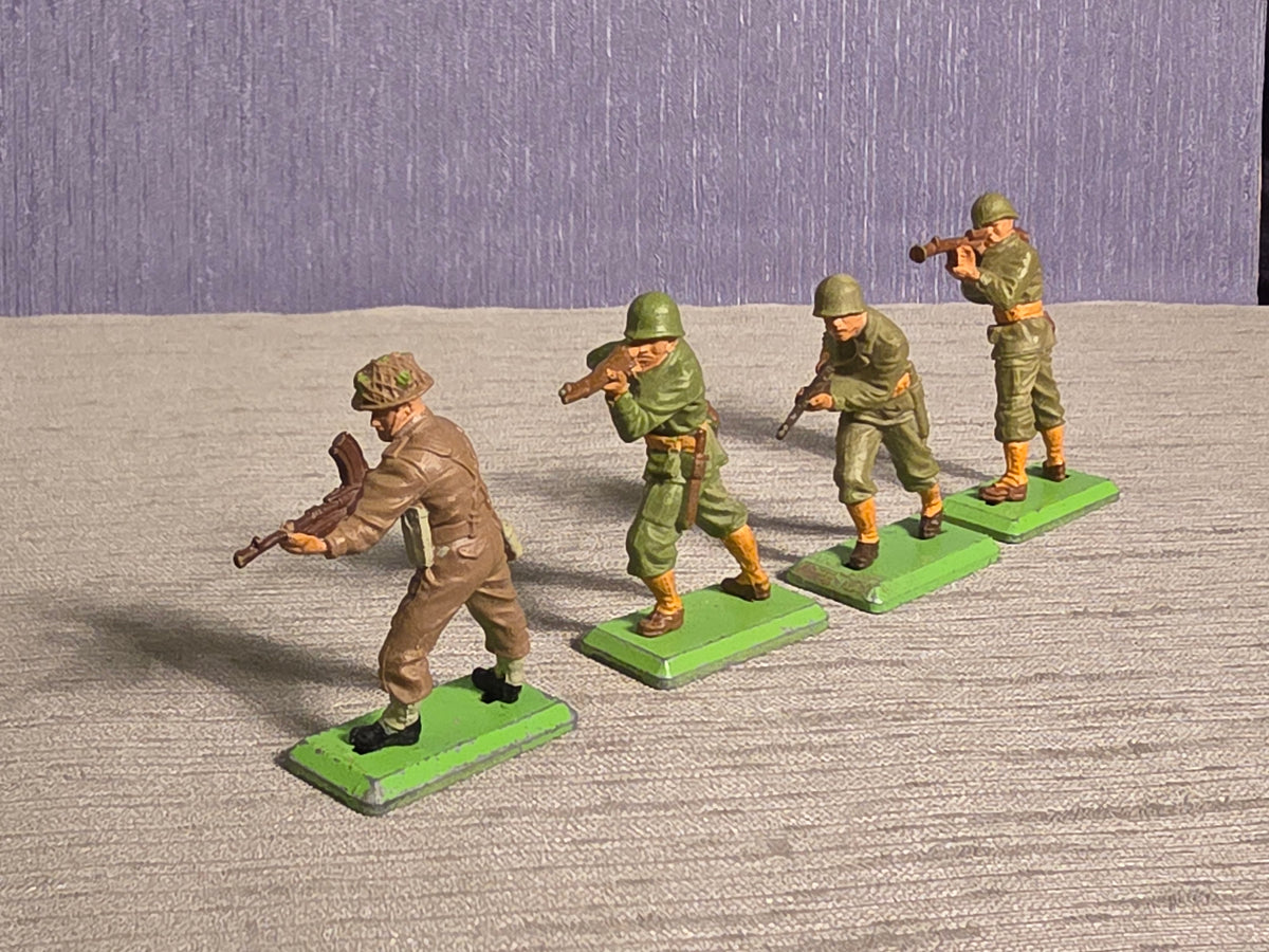 Britains Deetail WW2 Amerikansk og Engelsk Infanteri / WW2 American and British Infantery