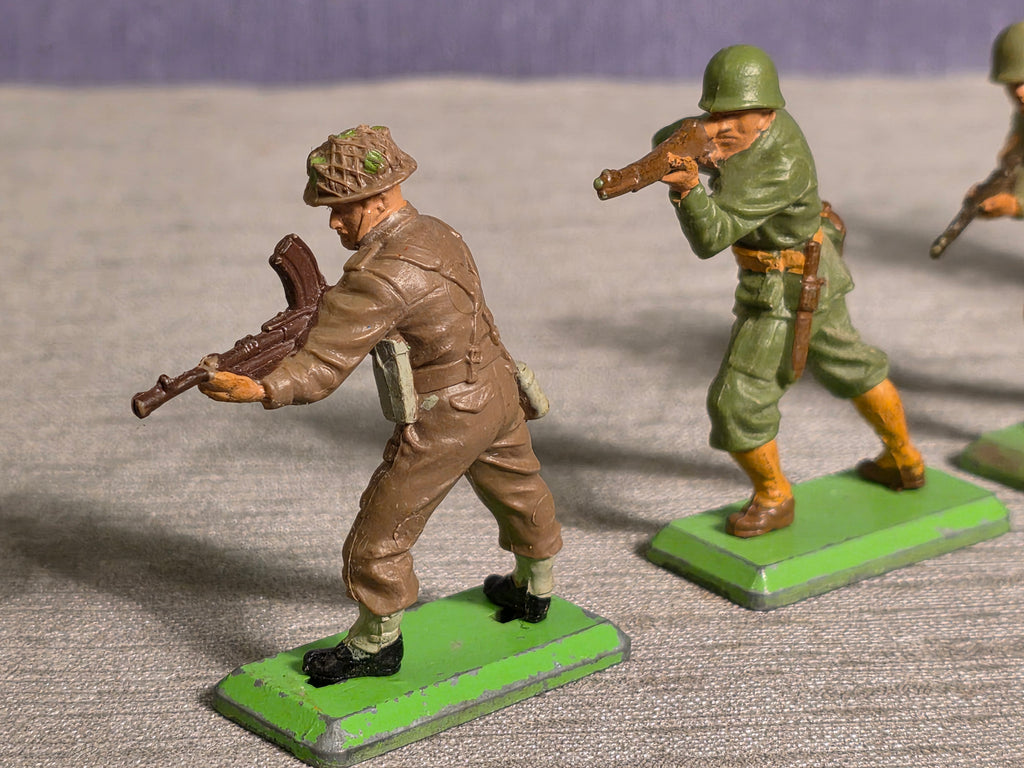 Britains Deetail WW2 Amerikansk og Engelsk Infanteri / WW2 American and British Infantery