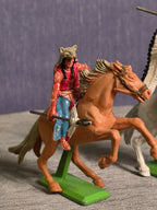 Britains Deetail Indianere på Hest / Indians on Horse