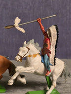 Britains Deetail Indianere på Hest / Indians on Horse
