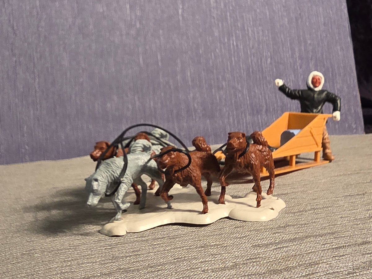 Timpo Toys Eskimo Hundeslæde / Eskimo Dog Sled