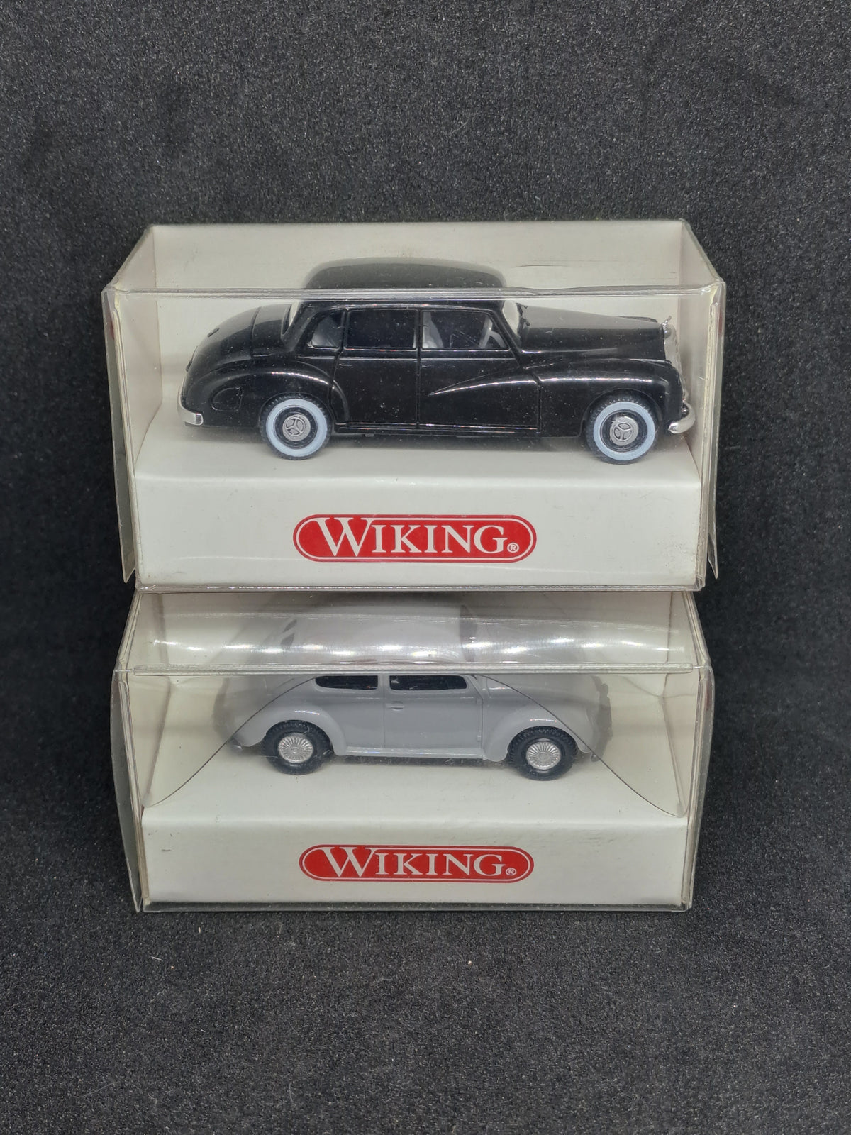 Wiking Mercedes 300 and VW 1200