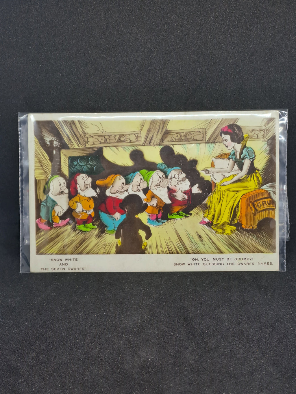 Postcard. Valentine's Snowwhite Vintage.