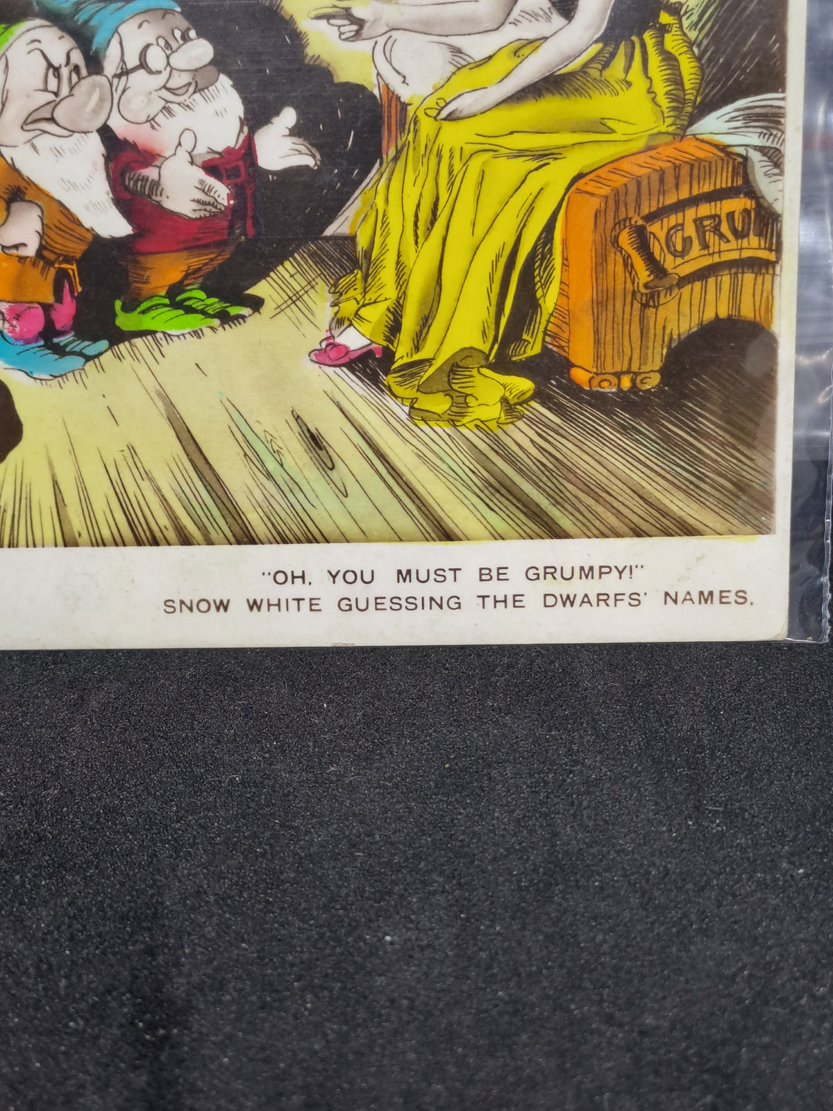 Postcard. Valentine's Snowwhite Vintage.