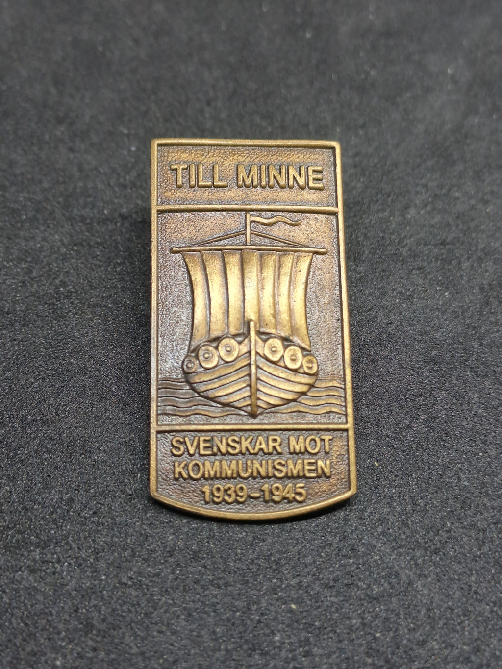 NSAP. Swedish Anti-Communism Medal 1945.