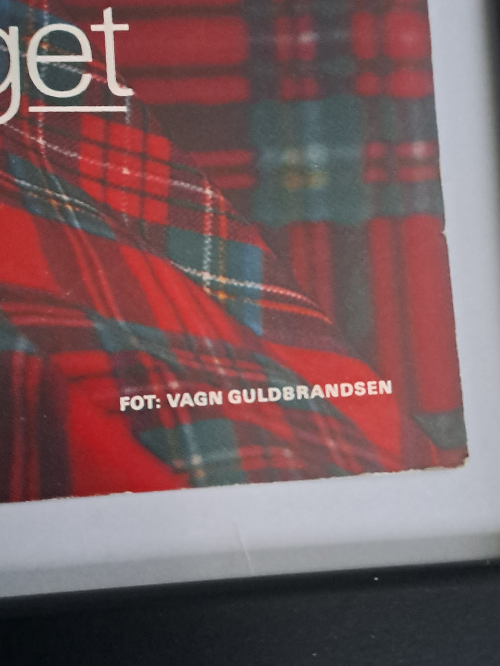 Reklame-plakat Scotsman/Tobacco Advertising Poster