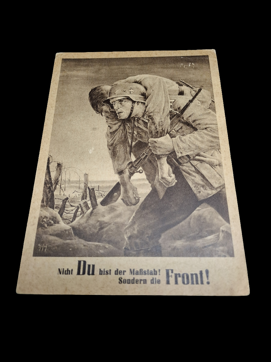 War Front. Postcard.