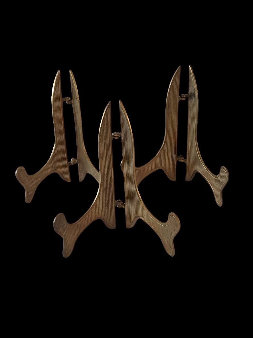 Vintage Brass Photo Stand