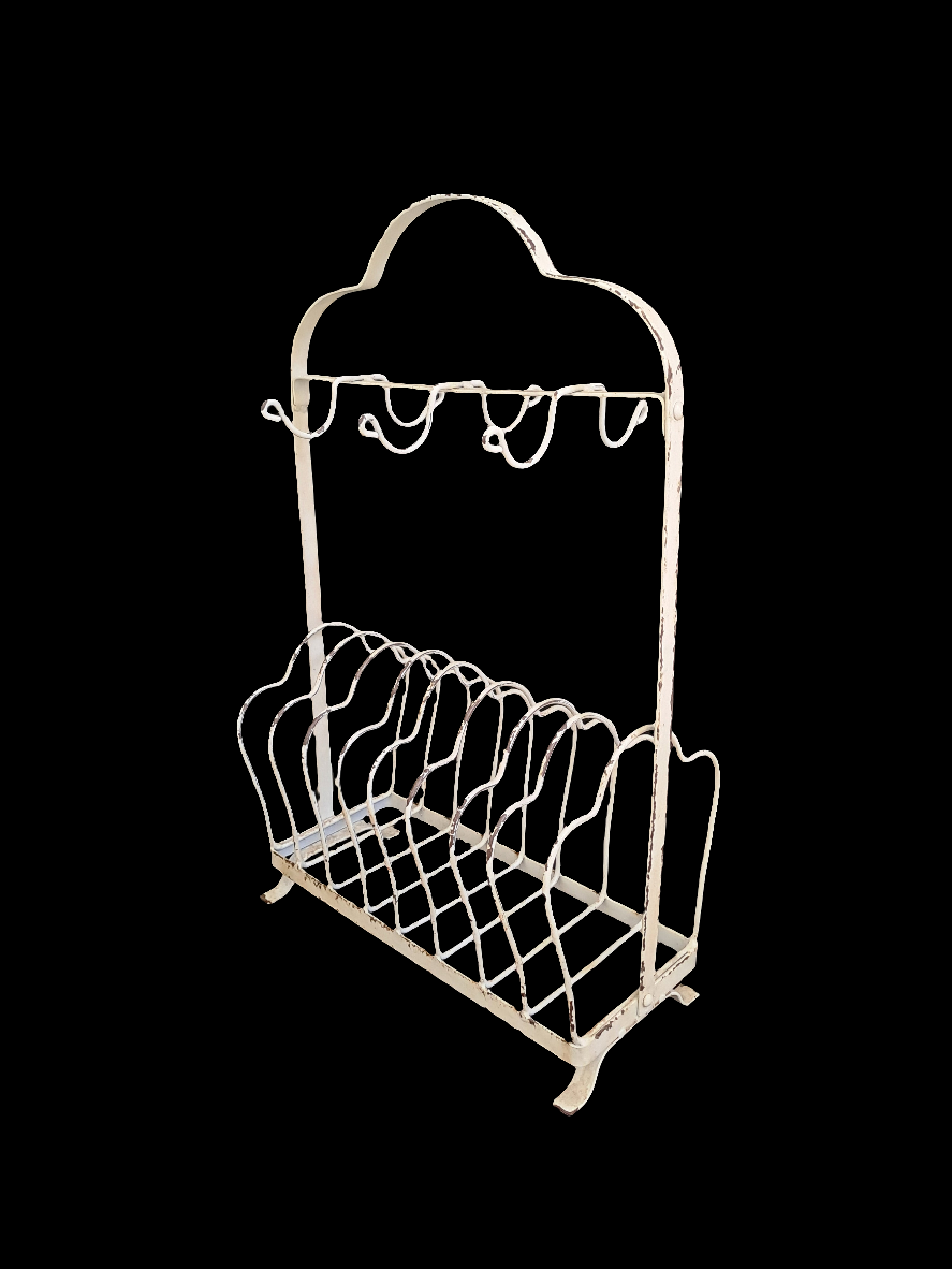French Vintage Dish Stand / Fransk Vintage Tallerkenholder