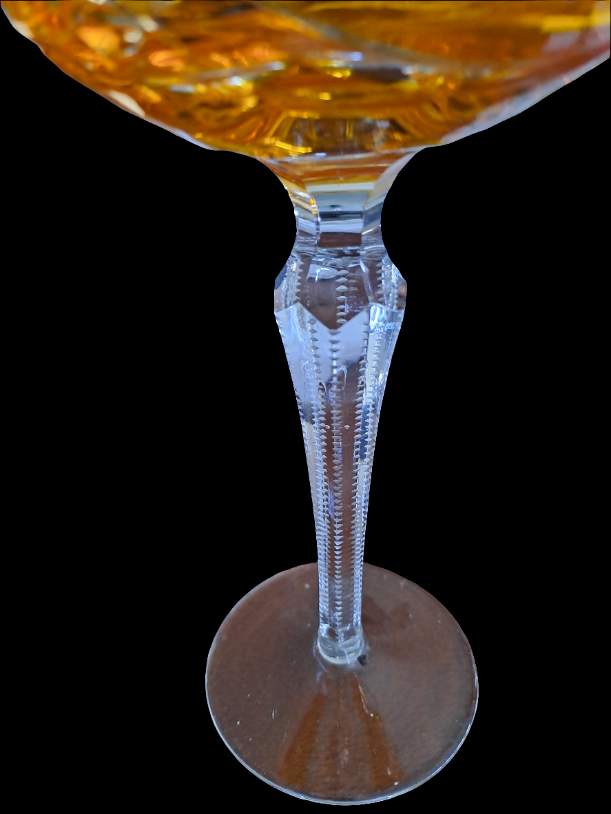 Bøhmisk Krystal Rødvinsglas