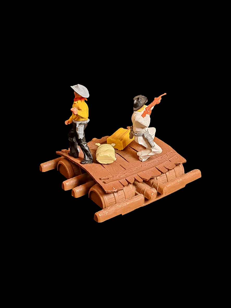 Timpo Toys Tømmerflåde