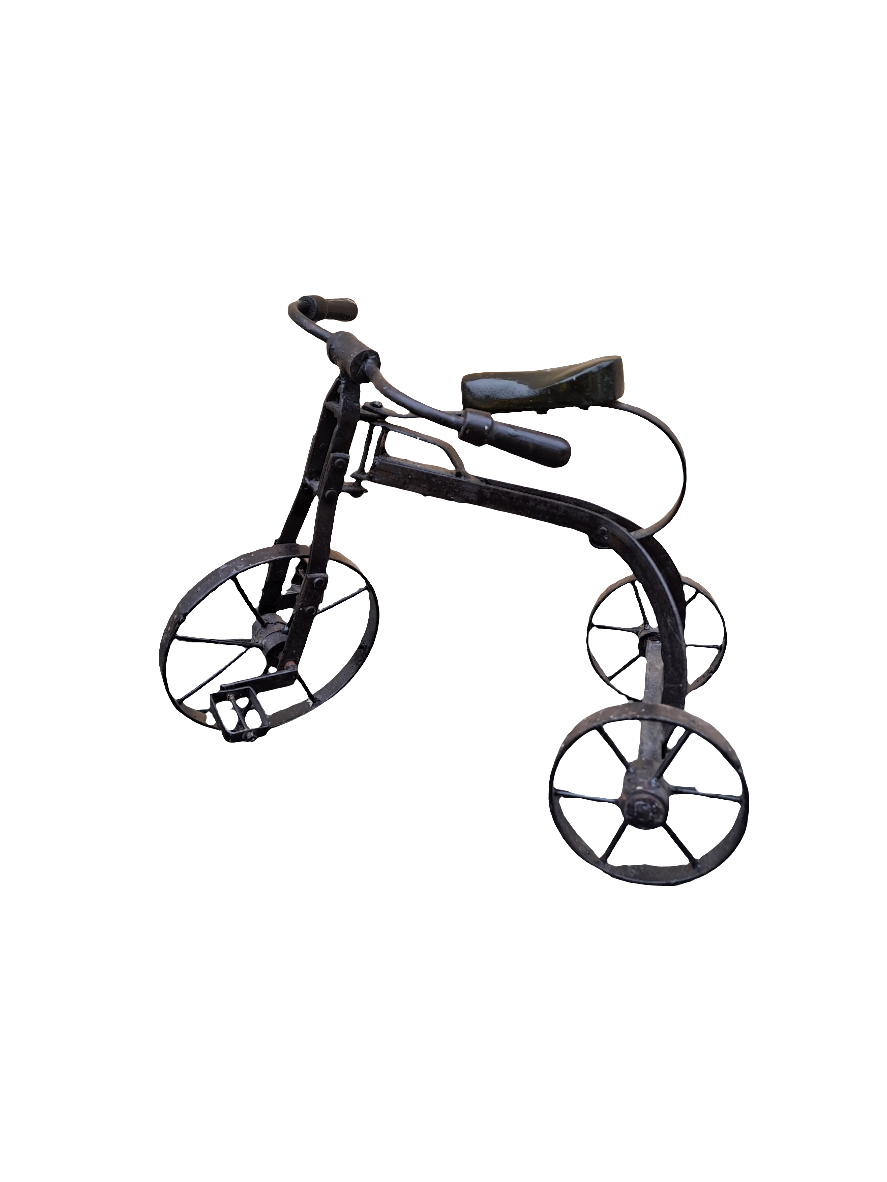 Tricycle for Doll in Painted Iron