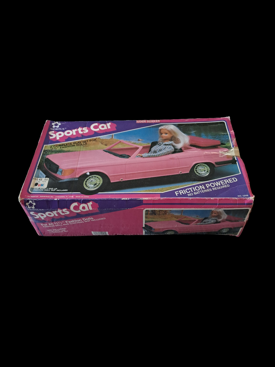 Vintage Sports Car for Barbie / Sportsvogn til Barbie