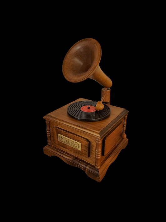 Music Box. Record Player/Spilledåse. Grammofon.